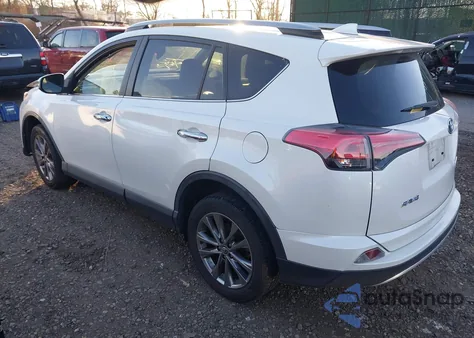 2018 Toyota Rav4 Limited z USA, uszkodzony, nr VIN JTMDFREVXJJ748582